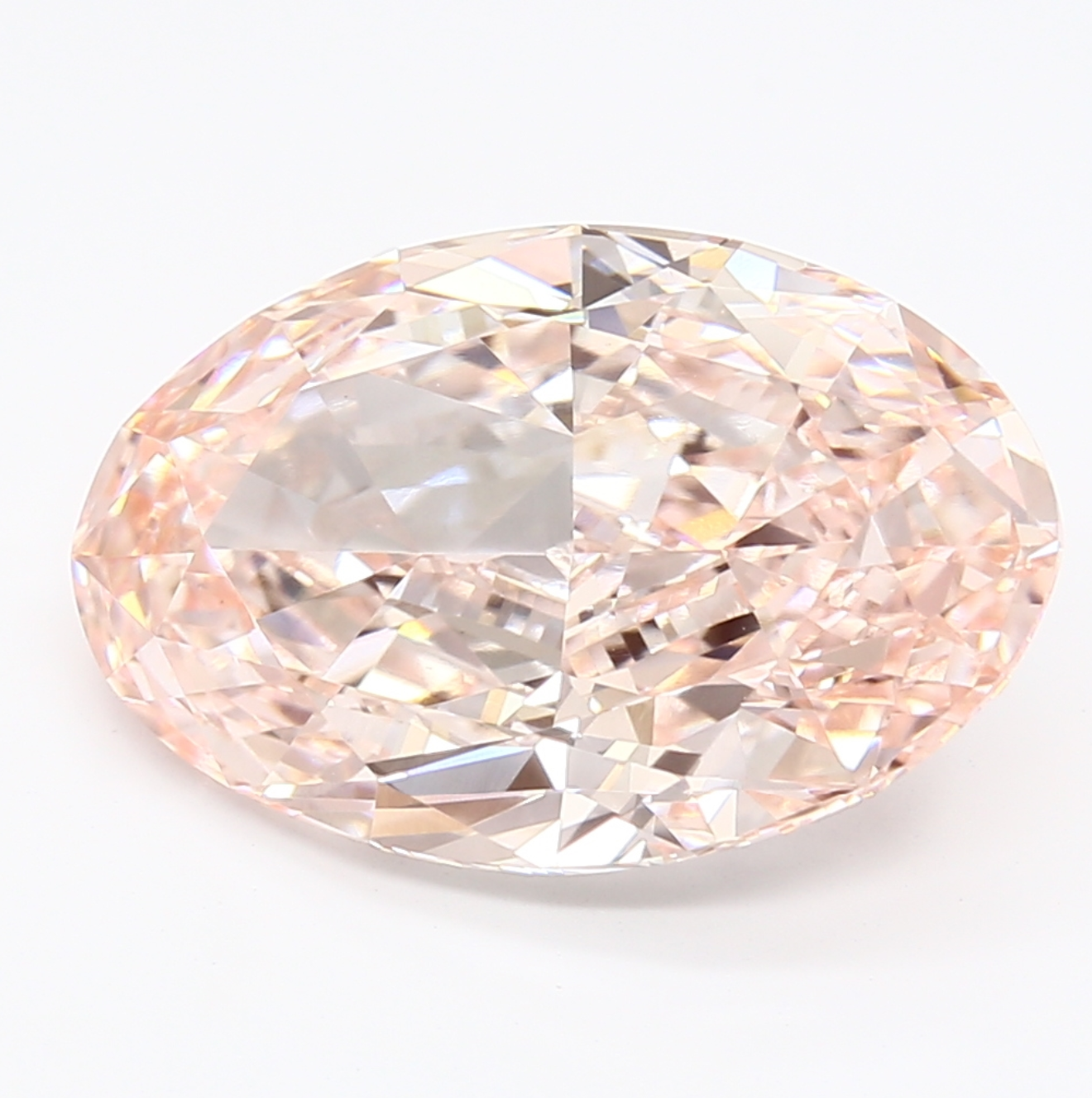 5.13 Carat Fancy Intense Pink Oval Lab Grown Diamond | IGI Certified, VVS2 Clarity, Sustainable Luxury