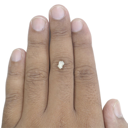 1.02 CT Snow White Rough Uncut Diamond For Wedding Ring | Engagement Ring | Gift For Girl Friend - JayKrishna Diamond