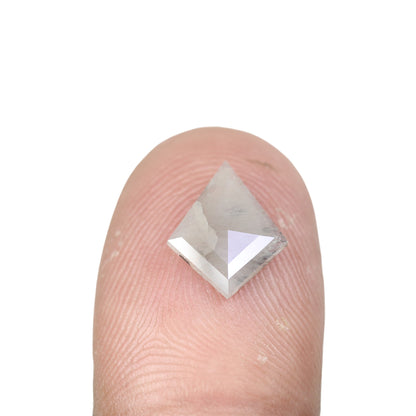 1.14 CT Elegant Kite Shape Grey Color Diamond For Pendant | Anniversary Gift | Birthday Gift - JayKrishna Diamond