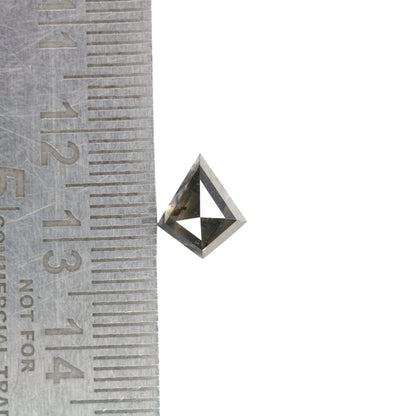 1.94 CT Fancy Kite Shape Salt And Pepper Diamond For Engagement Ring | Diamond Pendant - JayKrishna Diamond