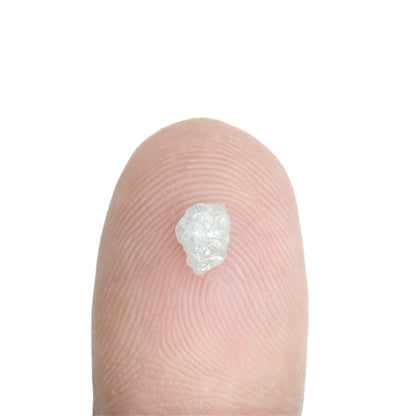 0.96 CT Rough Uncut Snow White Diamond For Wedding Ring | Engagement Ring - JayKrishna Diamond