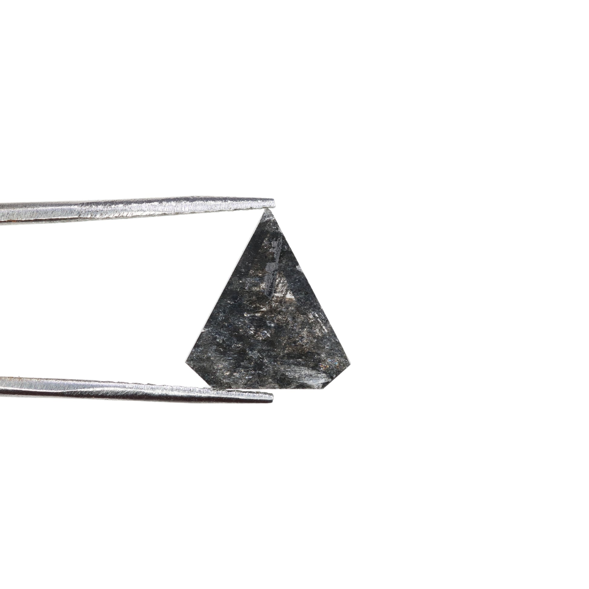 1.22 CT Salt And Pepper Rustic Diamond For Engagement Ring - JayKrishna Diamond