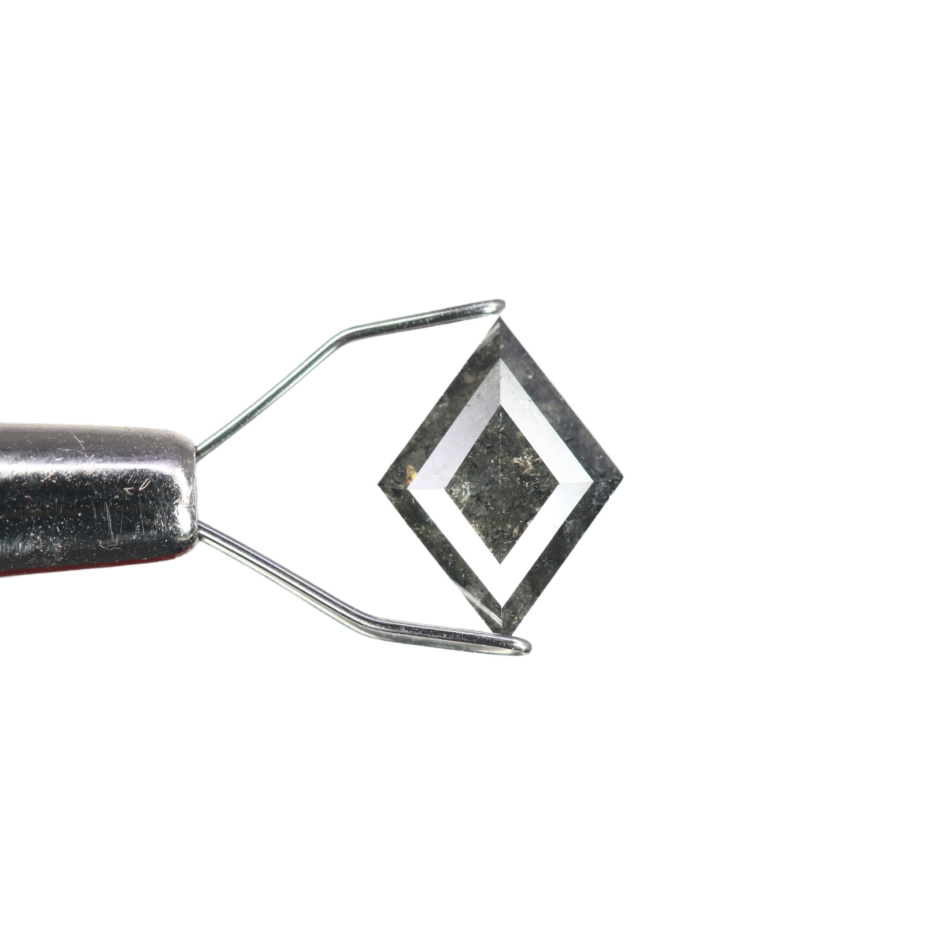1.25 CT Kite Salt And Pepper Diamond For Engagement Ring | Gift For Girl Friend - JayKrishna Diamond