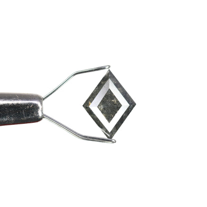 1.25 CT Kite Salt And Pepper Diamond For Engagement Ring | Gift For Girl Friend - JayKrishna Diamond