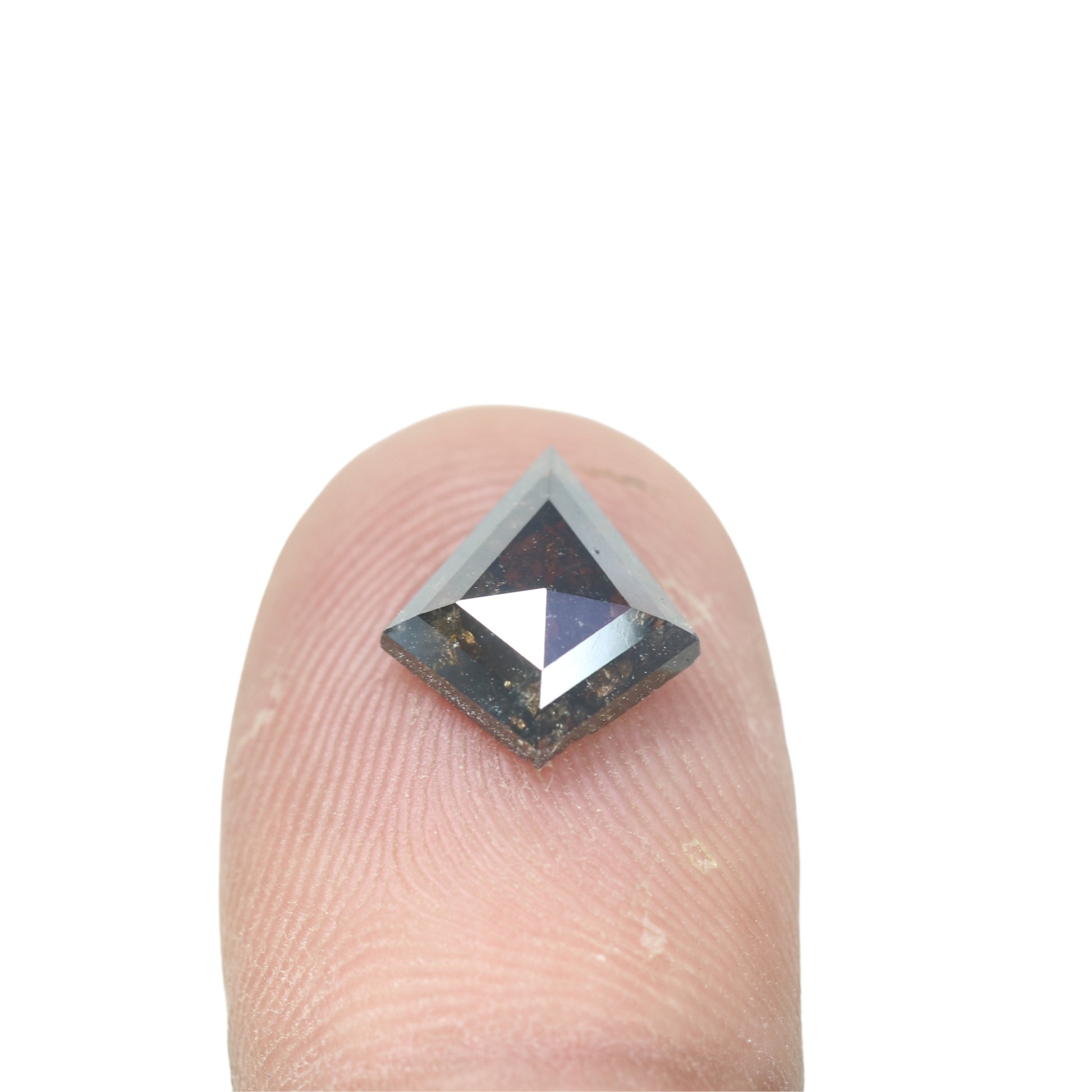 1.95 CT Kite Shape Fancy Salt And Pepper Diamond For Engagement Ring - JayKrishna Diamond