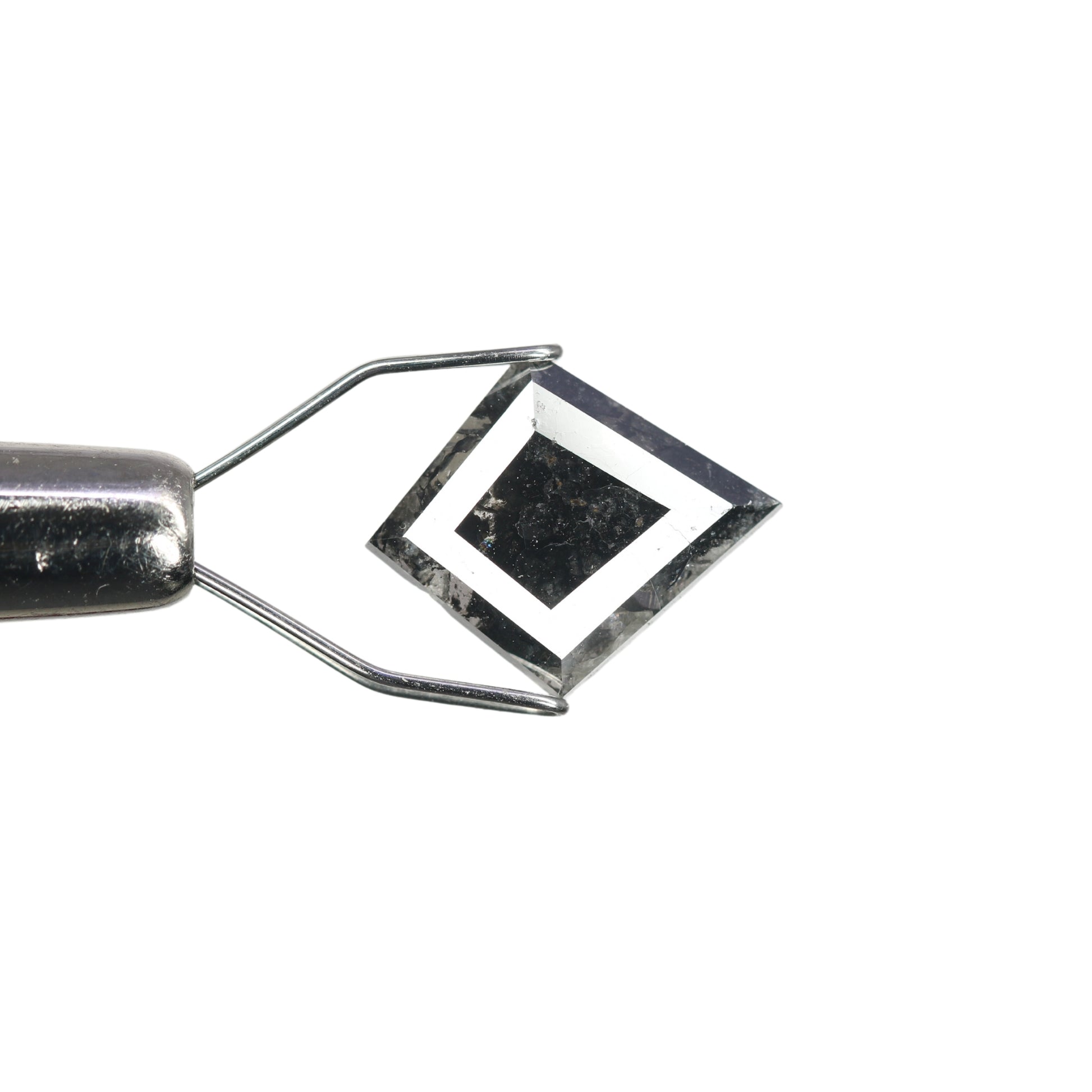 1.49 CT Kite Shape Fancy Salt And Pepper Diamond For Engagement Ring | Gift For Her - JayKrishna Diamond