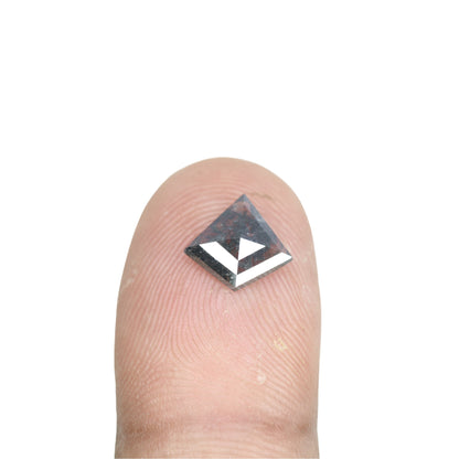 0.96 CT Fancy Salt And Pepper Kite Shape Diamond For Wedding Ring - JayKrishna Diamond