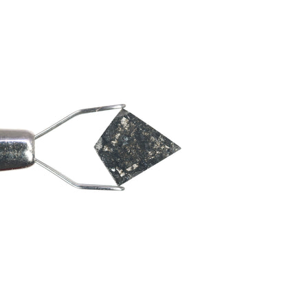 1.52 CT Kite Shape Salt And Pepper Diamond For Wedding Ring | Engagement Ring - JayKrishna Diamond