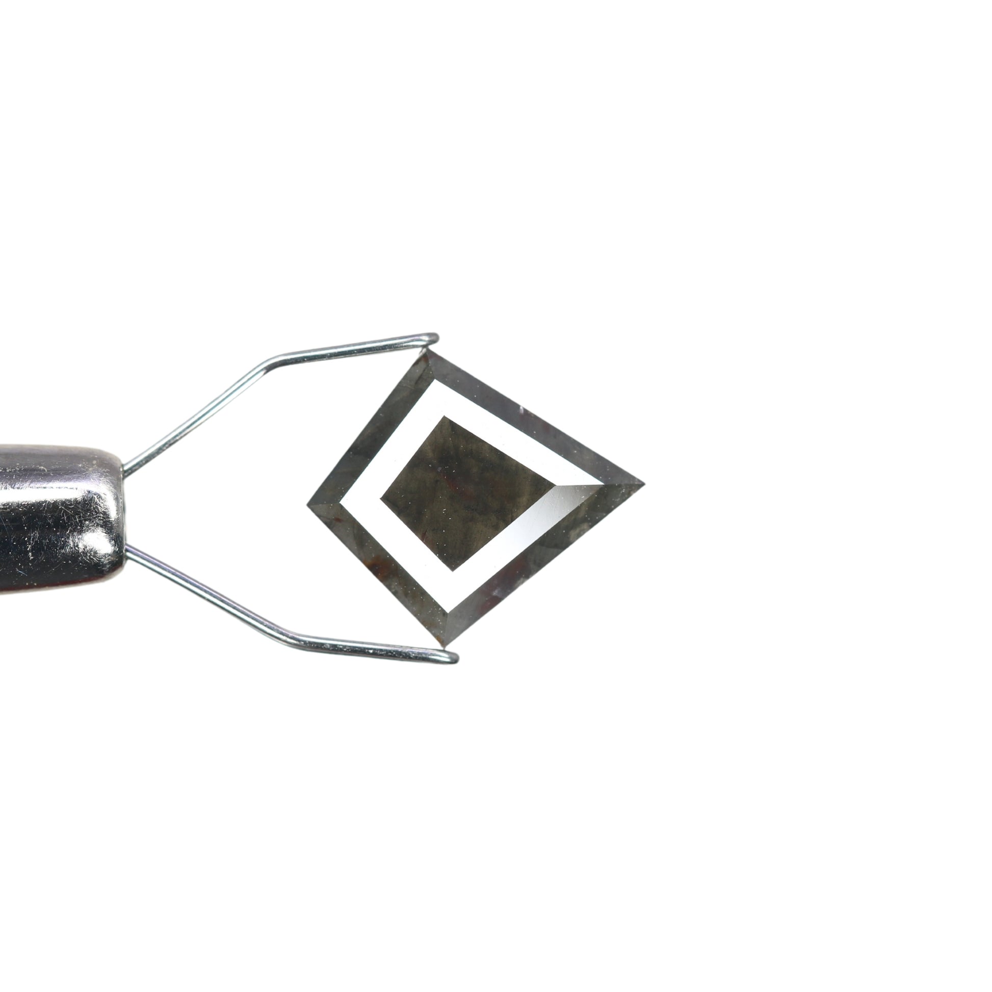 1.13 CT Kite Shape Salt And Pepper Diamond For Proposal Ring | Gift For Girl Friend - JayKrishna Diamond