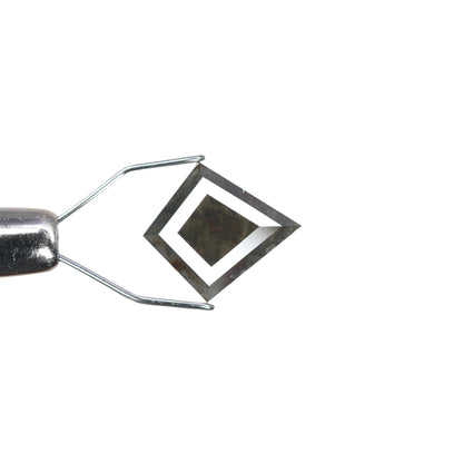 1.13 CT Kite Shape Salt And Pepper Diamond For Proposal Ring | Gift For Girl Friend - JayKrishna Diamond
