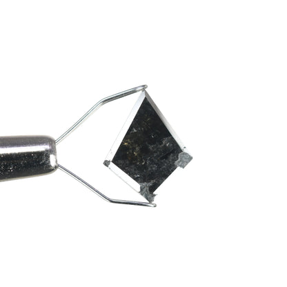 2.99 CT Natural Salt And Pepper Rustic Kite Shape Diamond For Engagement Ring - JayKrishna Diamond