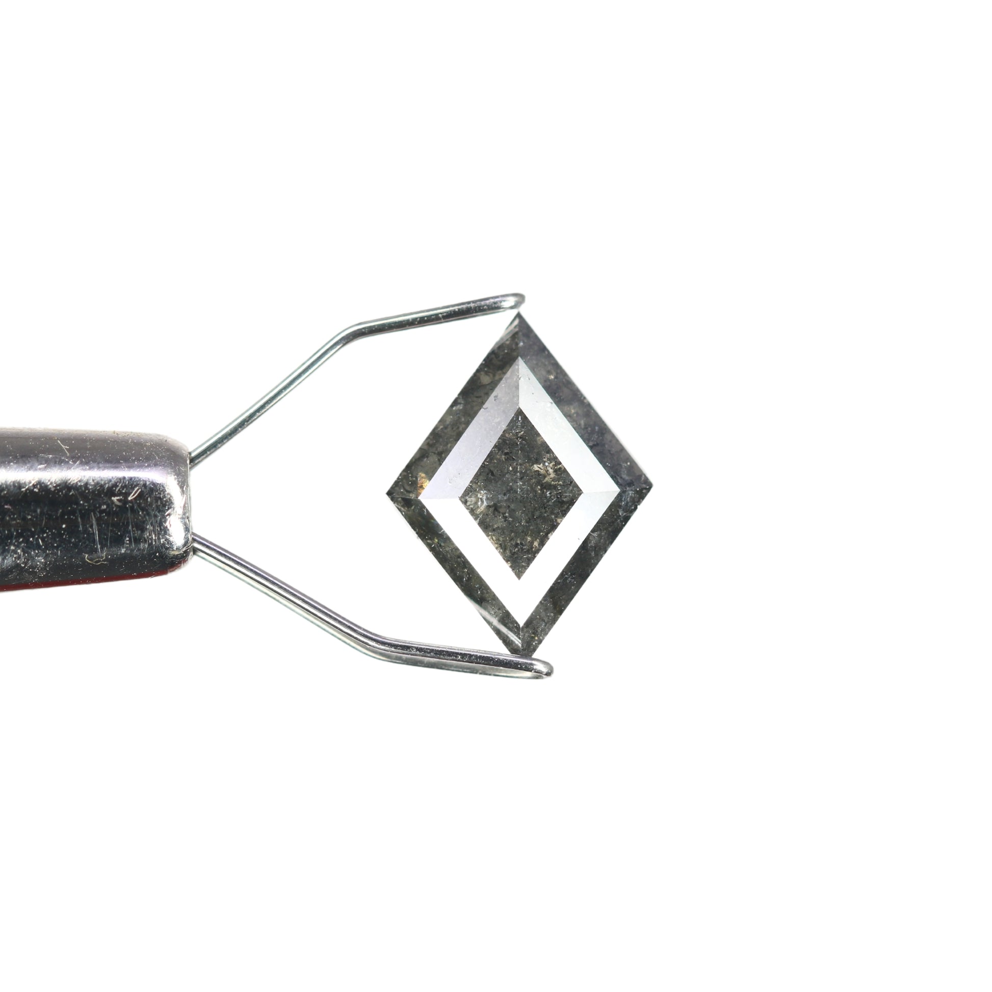 1.25 CT Kite Salt And Pepper Diamond For Engagement Ring | Gift For Girl Friend - JayKrishna Diamond