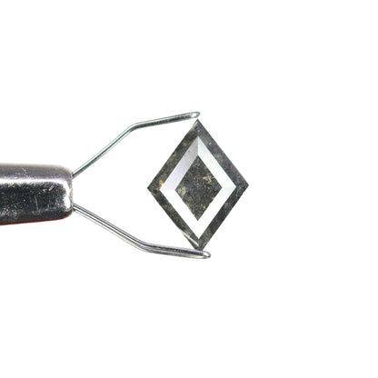 1.25 CT Kite Salt And Pepper Diamond For Engagement Ring | Gift For Girl Friend - JayKrishna Diamond