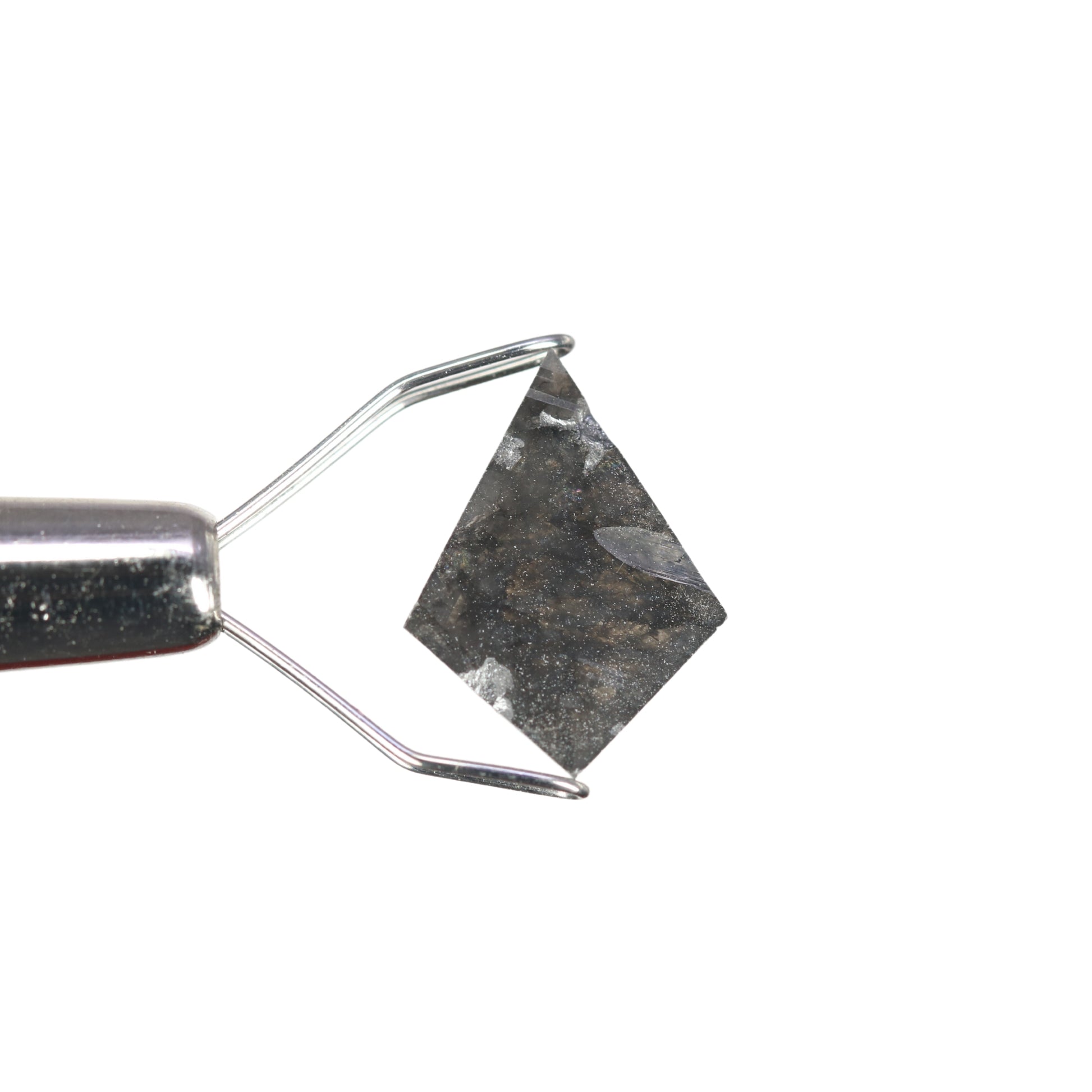 1.31 CT Rustic Salt And Pepper Kite Shape Diamond For Proposal Ring - JayKrishna Diamond