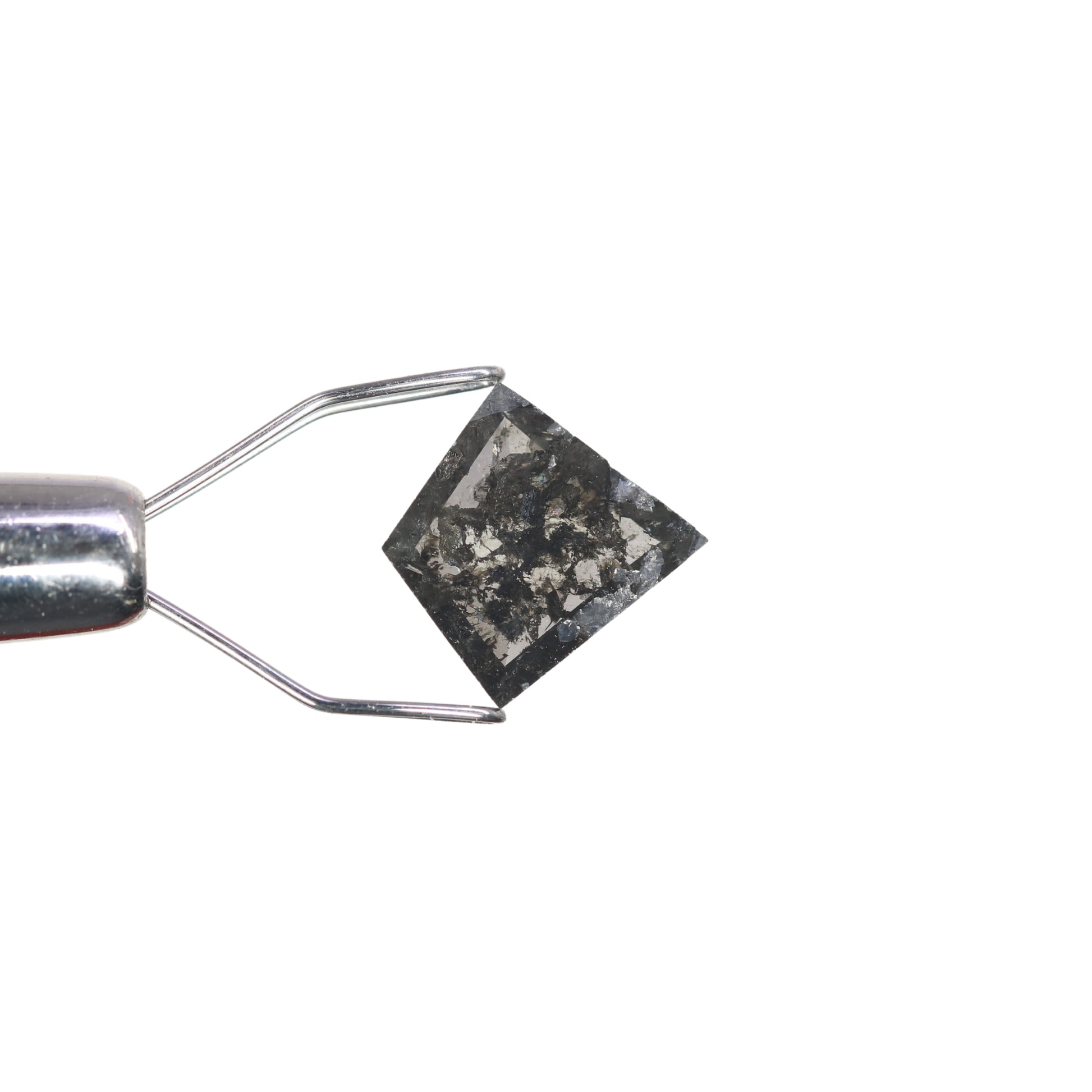 0.96 CT Fancy Salt And Pepper Kite Shape Diamond For Wedding Ring - JayKrishna Diamond