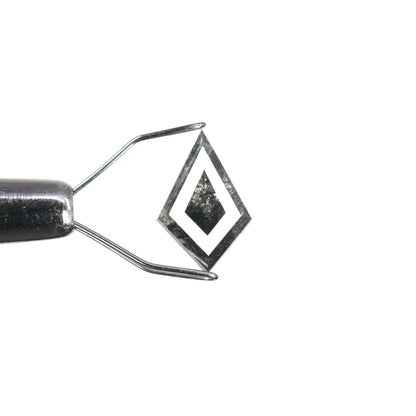 1.32 CT Kite Shape Fancy Salt And Pepper Diamond For Engagement Ring | Gift For Girl Friend | Customized Ring Making - JayKrishna Diamond
