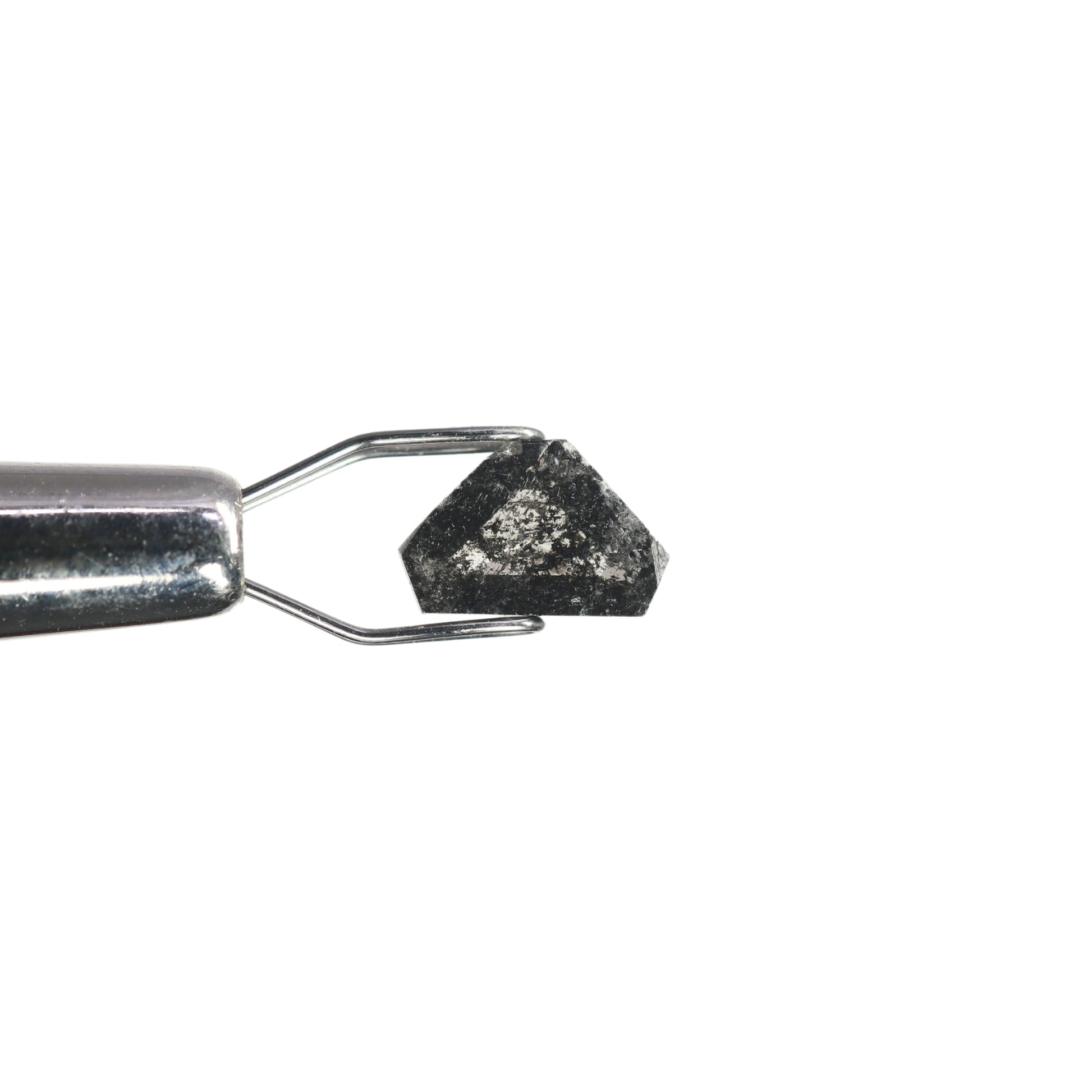 0.82 CT Geometric Shape Salt And Pepper Diamond For Statement Jewelry | Diamond Pendant - JayKrishna Diamond