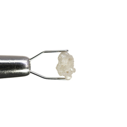 0.96 CT Fancy Snow White Rough Uncut Diamond For Engagement Ring | Diamond Pendant - JayKrishna Diamond