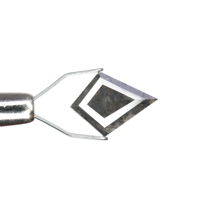 1.31 CT Rustic Salt And Pepper Kite Shape Diamond For Proposal Ring - JayKrishna Diamond