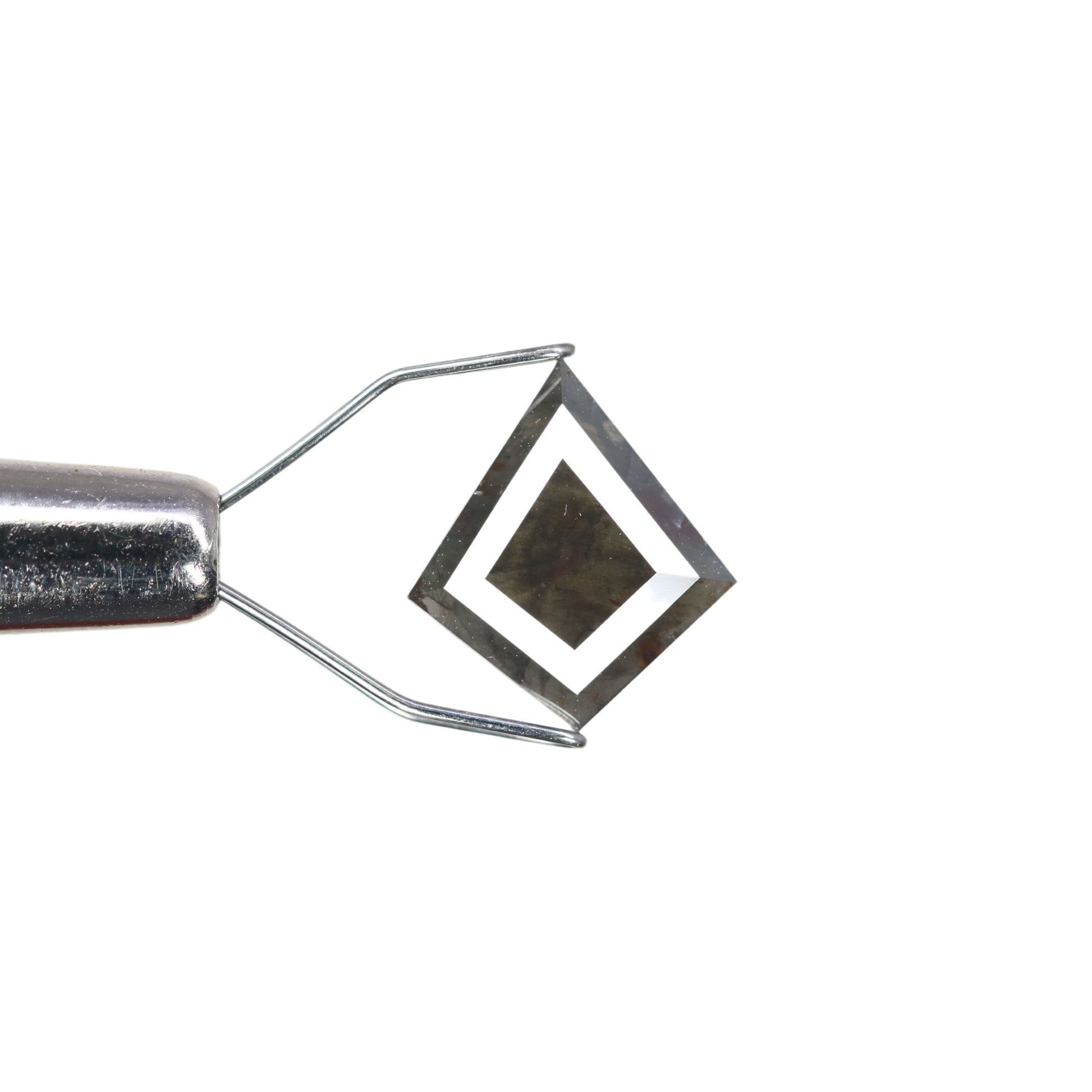 1.13 CT Kite Shape Salt And Pepper Diamond For Proposal Ring | Gift For Girl Friend - JayKrishna Diamond