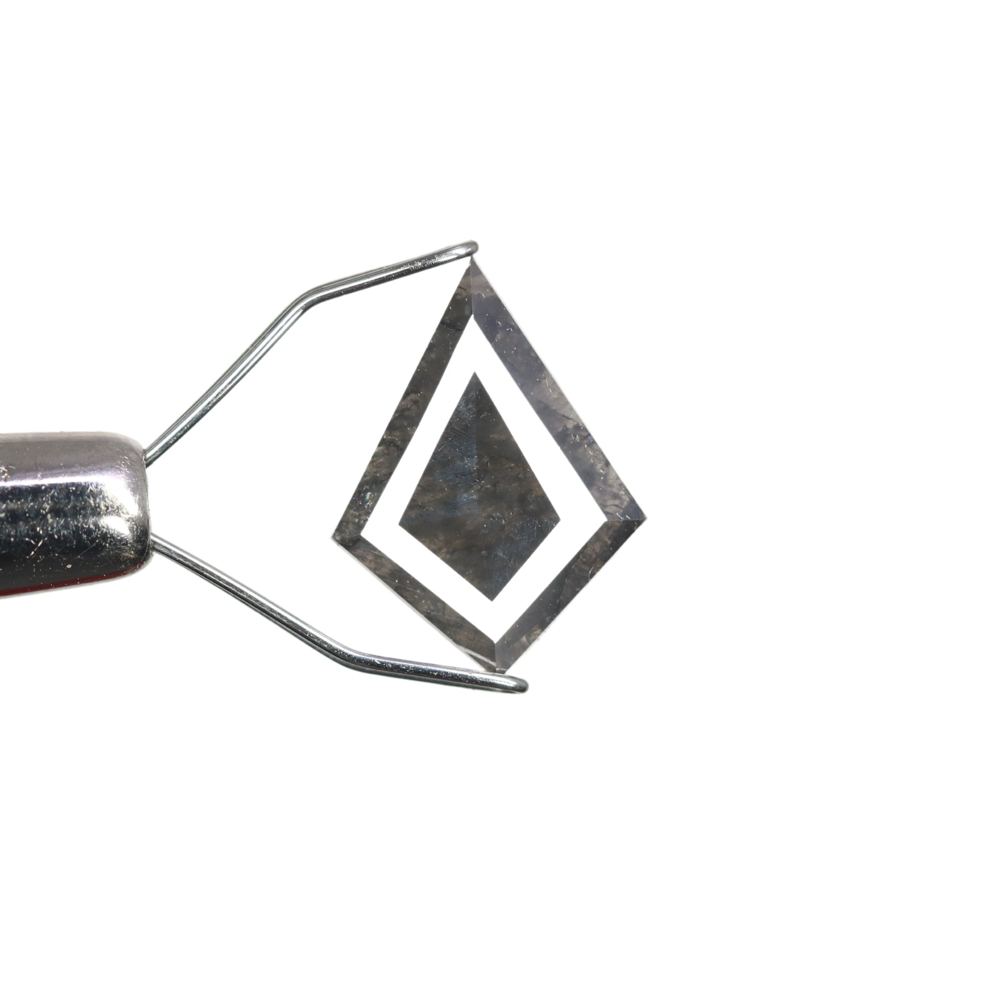1.31 CT Rustic Salt And Pepper Kite Shape Diamond For Proposal Ring - JayKrishna Diamond