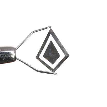 1.31 CT Rustic Salt And Pepper Kite Shape Diamond For Proposal Ring - JayKrishna Diamond