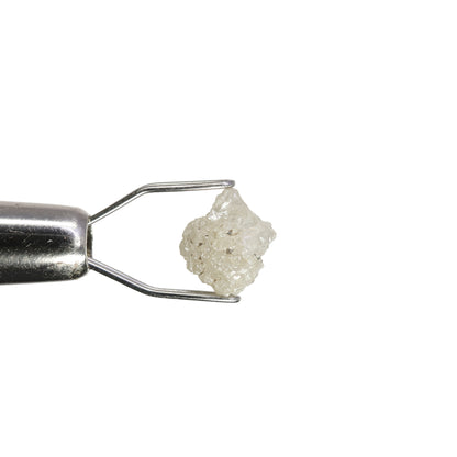 0.86 CT Snow White Rough Uncut Natural Diamond For Wedding Necklace | Wedding Ring | Gift For Her - JayKrishna Diamond