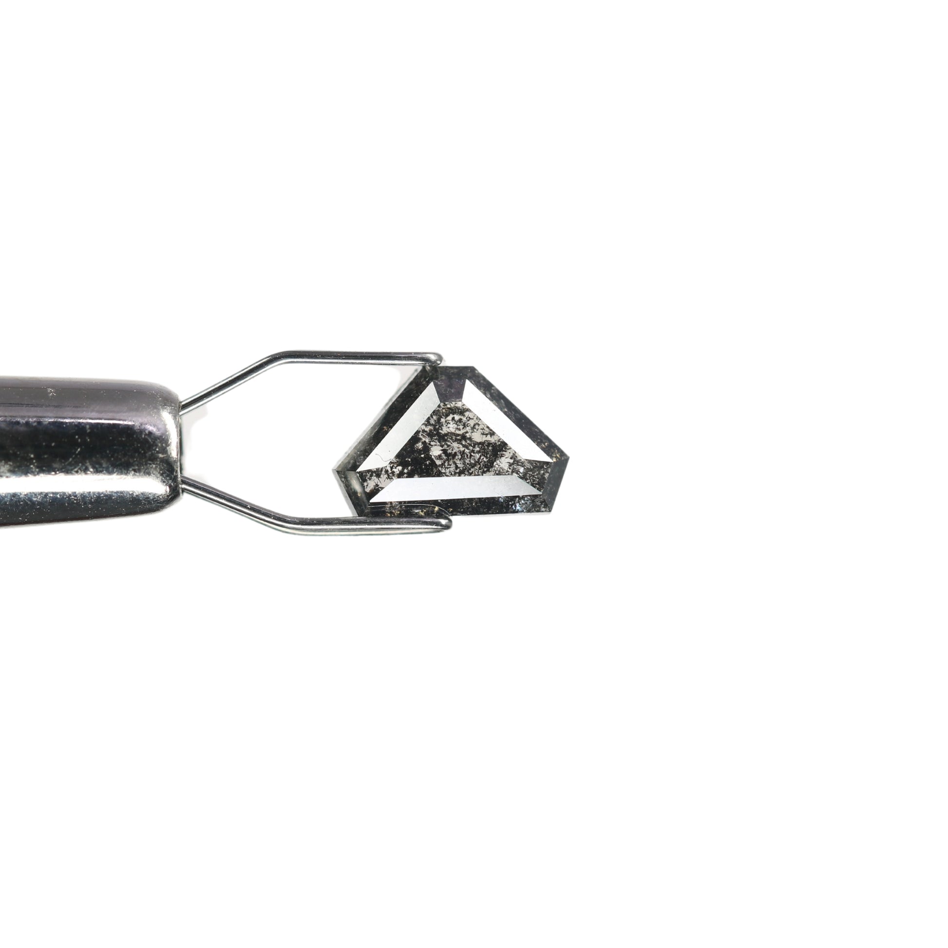 0.82 CT Geometric Shape Salt And Pepper Diamond For Statement Jewelry | Diamond Pendant - JayKrishna Diamond
