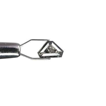 0.82 CT Geometric Shape Salt And Pepper Diamond For Statement Jewelry | Diamond Pendant - JayKrishna Diamond