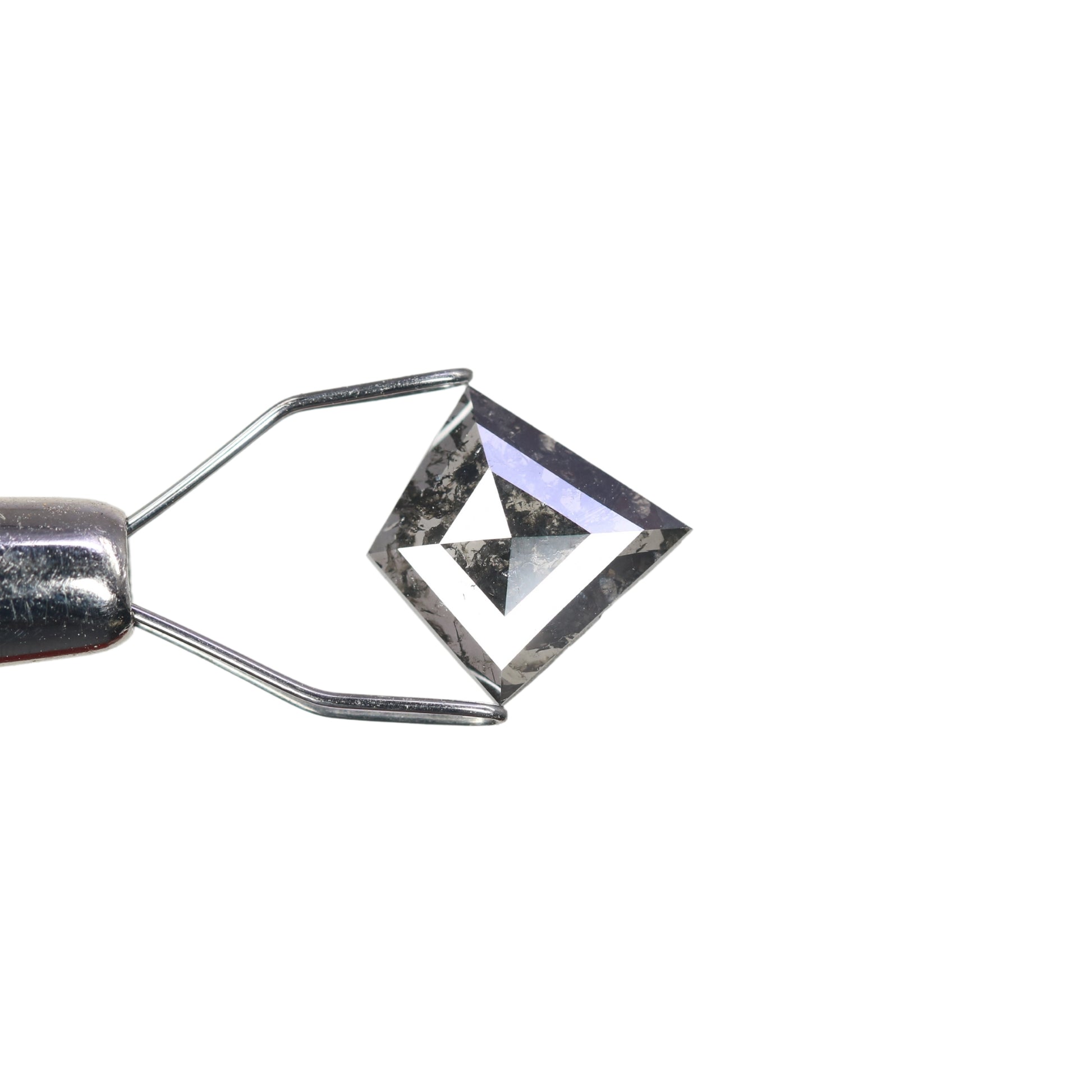 0.96 CT Fancy Salt And Pepper Kite Shape Diamond For Wedding Ring - JayKrishna Diamond