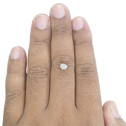 0.96 CT Rough Uncut Snow White Diamond For Wedding Ring | Engagement Ring - JayKrishna Diamond