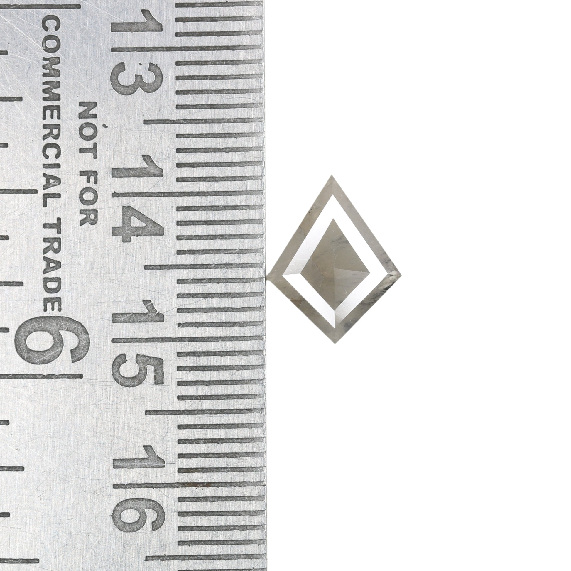 1.14 CT Elegant Kite Shape Grey Color Diamond For Pendant | Anniversary Gift | Birthday Gift - JayKrishna Diamond