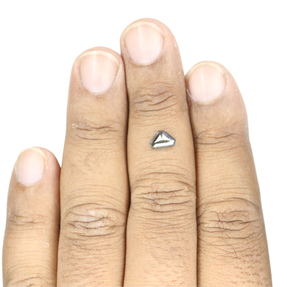 0.82 CT Geometric Shape Salt And Pepper Diamond For Statement Jewelry | Diamond Pendant - JayKrishna Diamond