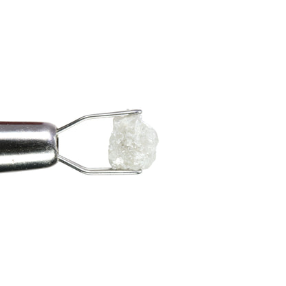 0.65 CT Snow White Rough Uncut Diamond for Engagement Ring - Unique Natural Gemstone for Custom Bridal Jewelry Designs - JayKrishna Diamond