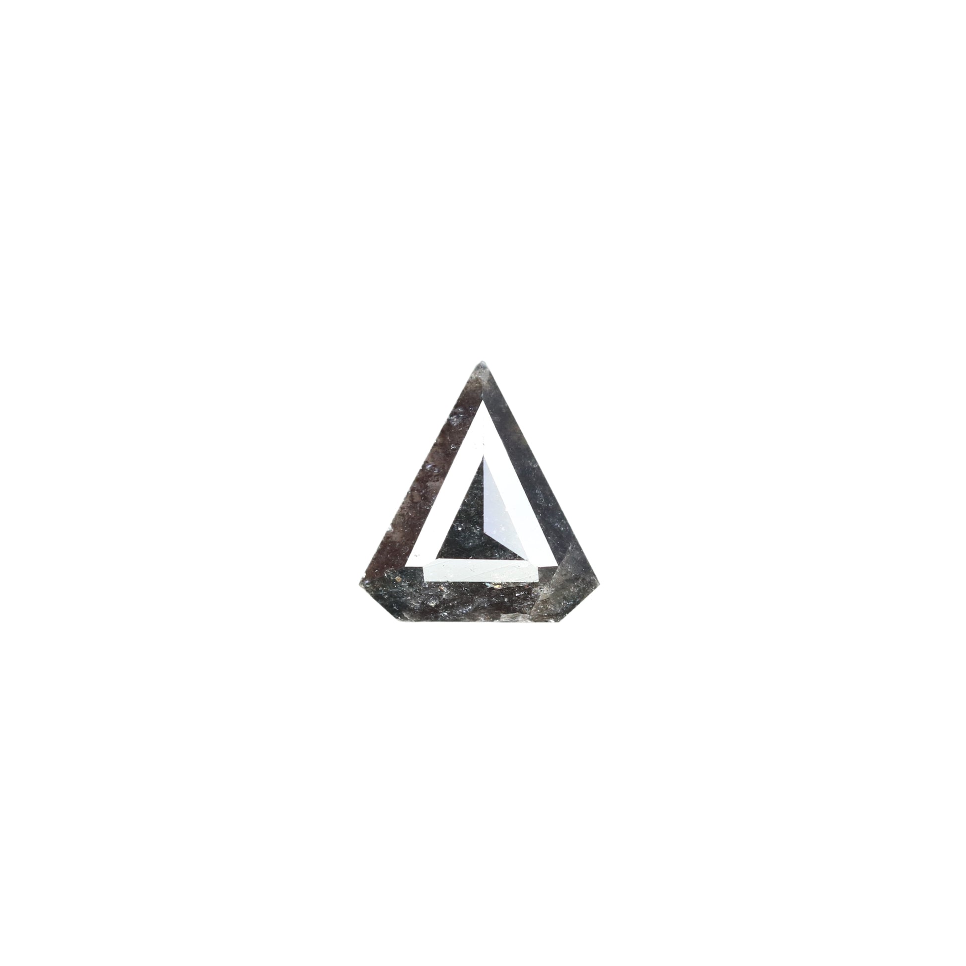1.22 CT Salt And Pepper Rustic Diamond For Engagement Ring - JayKrishna Diamond
