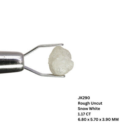 1.17 CT Snow White Color Rough Uncut Diamond For Wedding Necklace | Engagement Ring | Gift For Daughter| Gift For Girl Friend - JayKrishna Diamond