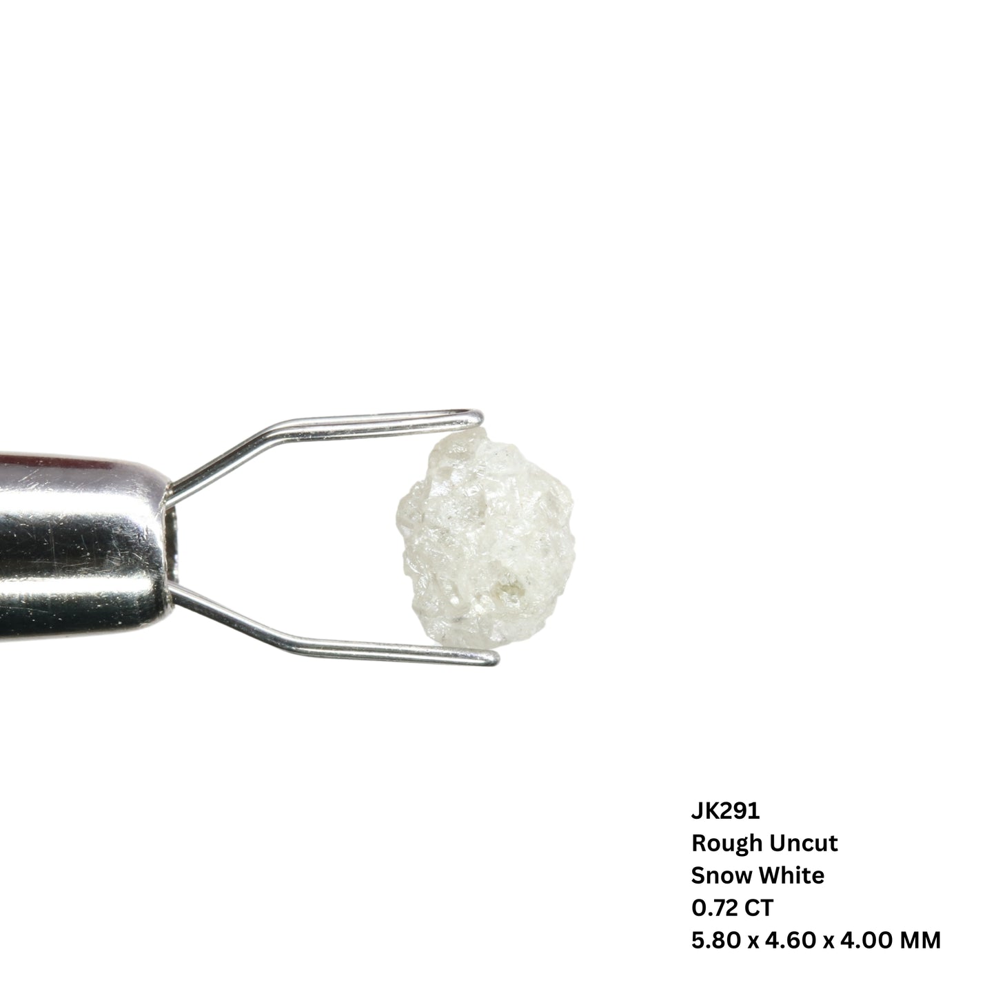 0.72 CT Loose Rough Uncut Snow White Diamond For Wedding Jewelry | Gift For Girl Friend | Gift For Wife - JayKrishna Diamond