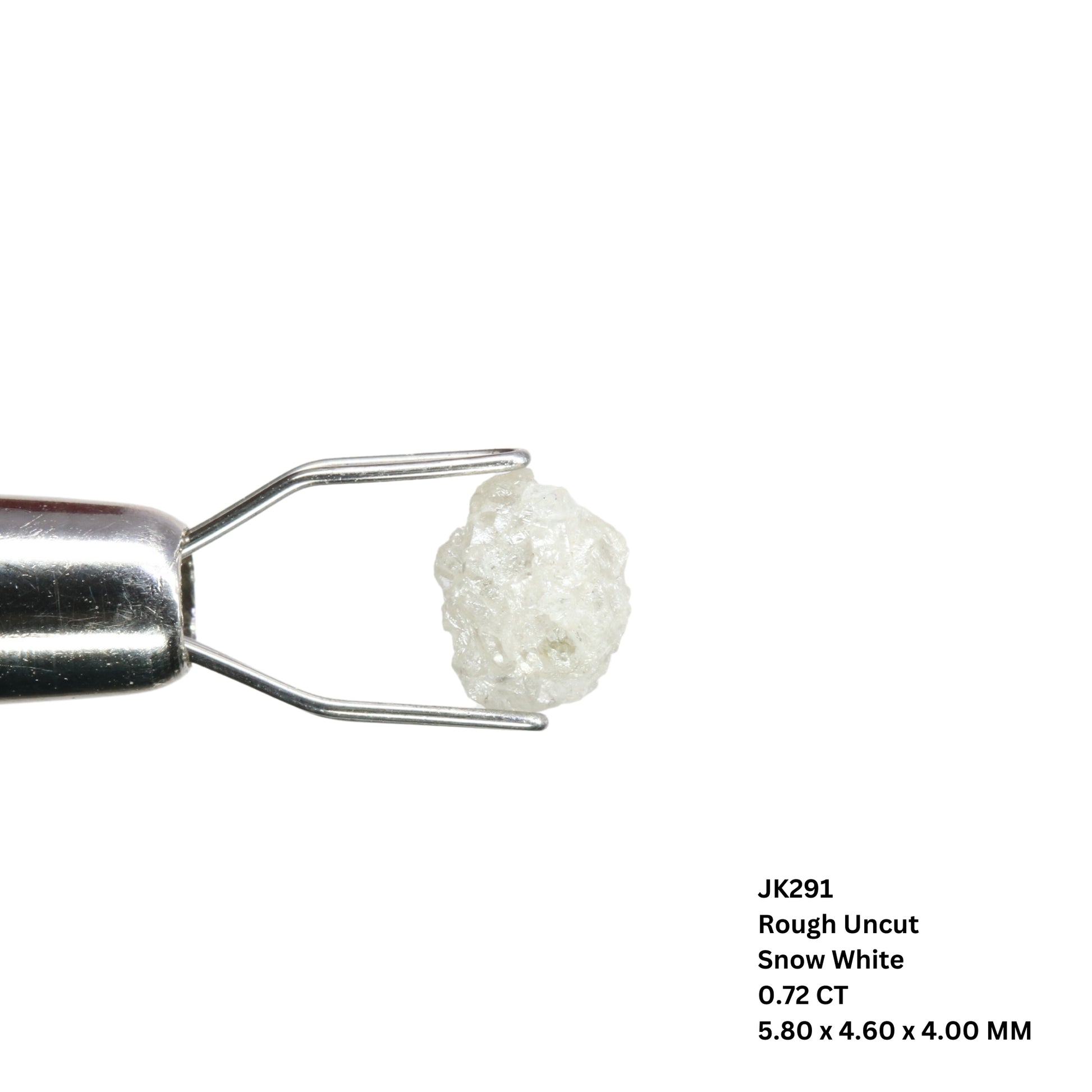 0.72 CT Loose Rough Uncut Snow White Diamond For Wedding Jewelry | Gift For Girl Friend | Gift For Wife - JayKrishna Diamond