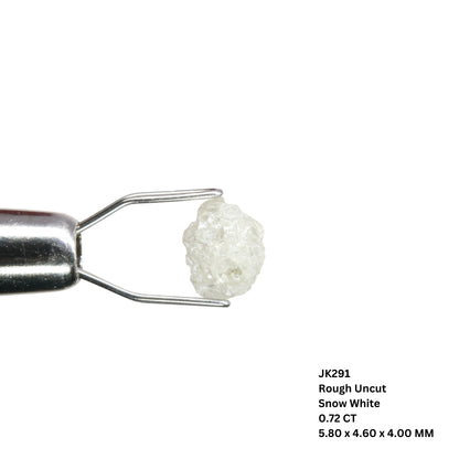 0.72 CT Loose Rough Uncut Snow White Diamond For Wedding Jewelry | Gift For Girl Friend | Gift For Wife - JayKrishna Diamond