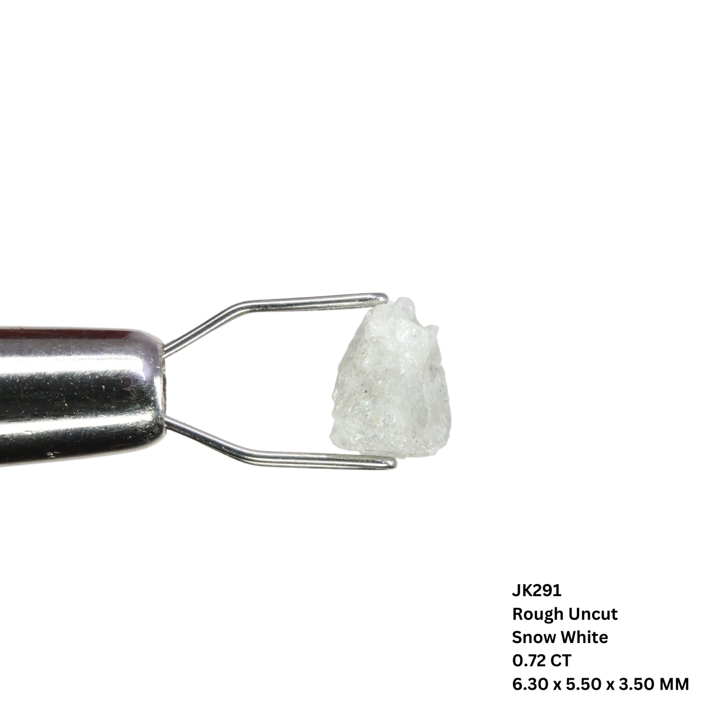 0.72 CT Snow White Rough Uncut Diamond For Engagement Ring | Wedding Ring | Gift For Girl Friend | Gift For Wife - JayKrishna Diamond