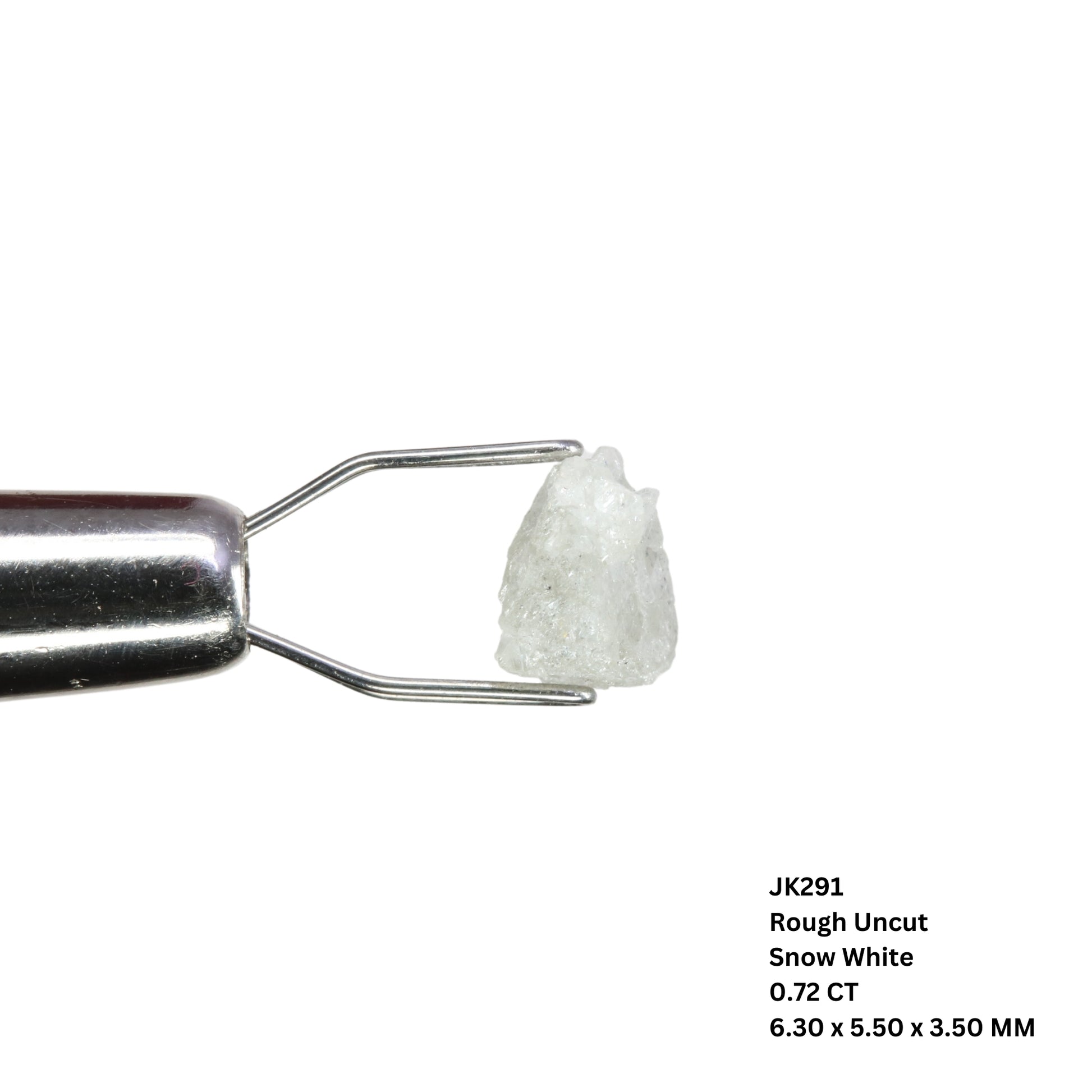 0.72 CT Snow White Rough Uncut Diamond For Engagement Ring | Wedding Ring | Gift For Girl Friend | Gift For Wife - JayKrishna Diamond