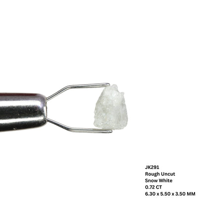 0.72 CT Snow White Rough Uncut Diamond For Engagement Ring | Wedding Ring | Gift For Girl Friend | Gift For Wife - JayKrishna Diamond