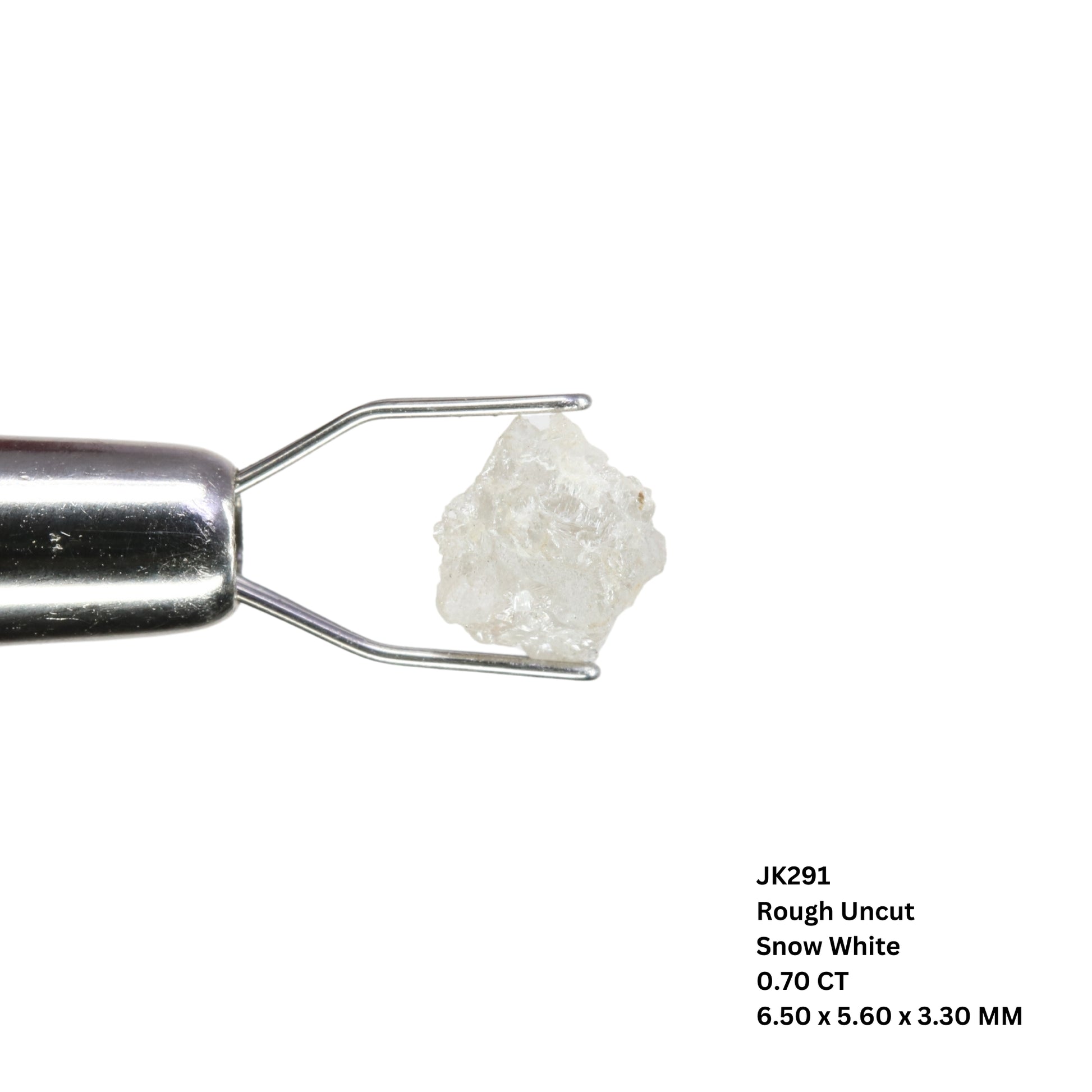 0.70 CT Snow White Rough Uncut Diamond For Wedding Ring | Engagement Ring | Proposal Ring - JayKrishna Diamond