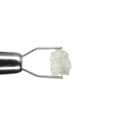 0.74 CT Snow White Rough Uncut Diamond For Statement Jewelry | Diamond Ring | Gift For Her - JayKrishna Diamond