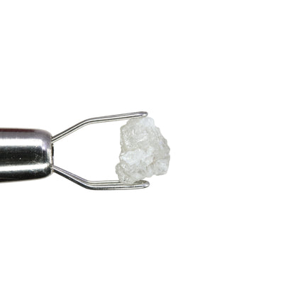 0.83 CT Rough Uncut Snow White Diamond For Statement Jewelry | Diamond Ring | Gift For Girl Friend - JayKrishna Diamond
