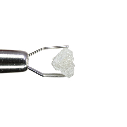 0.83 CT Rough Uncut Snow White Diamond For Statement Jewelry | Diamond Ring | Gift For Girl Friend - JayKrishna Diamond