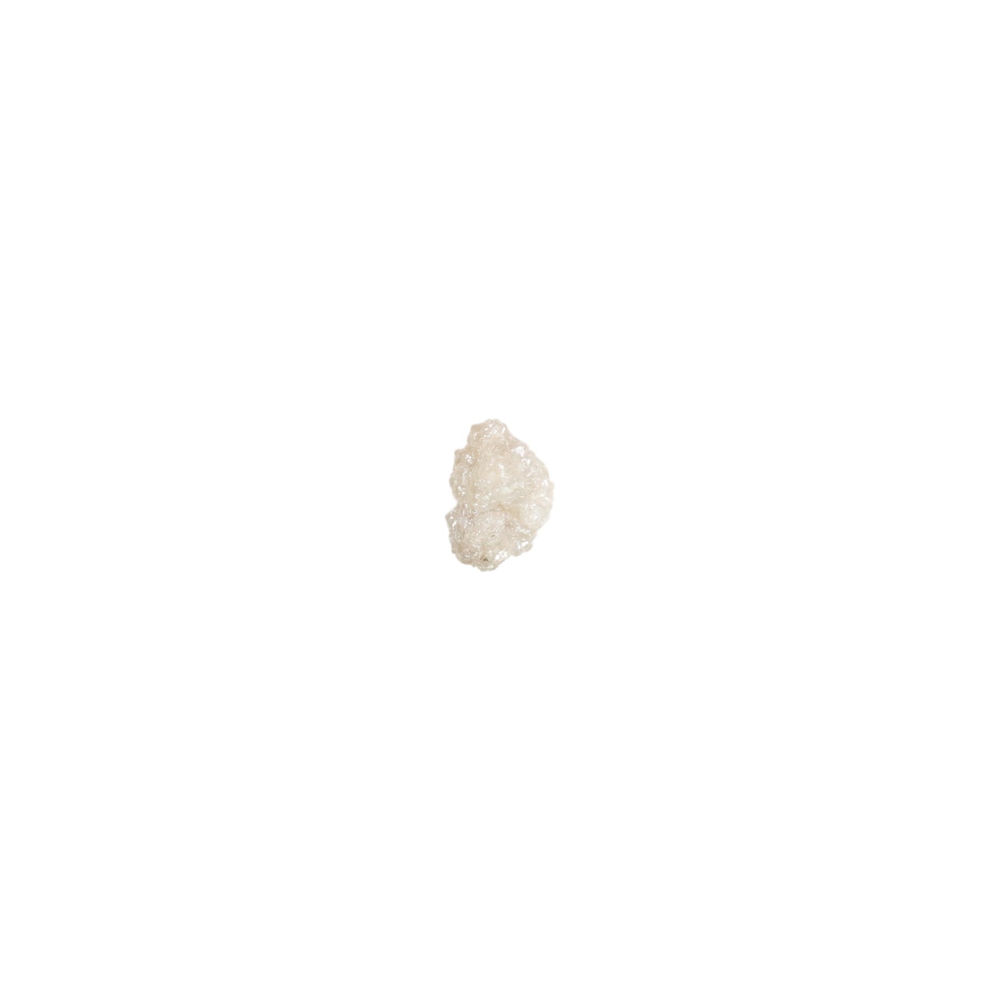 0.64 CT Natural Rough Uncut Snow White Diamond for a Unique Proposal, Wedding, or Engagement Ring: Distinctive Gemstone Jewelry Piece - JayKrishna Diamond