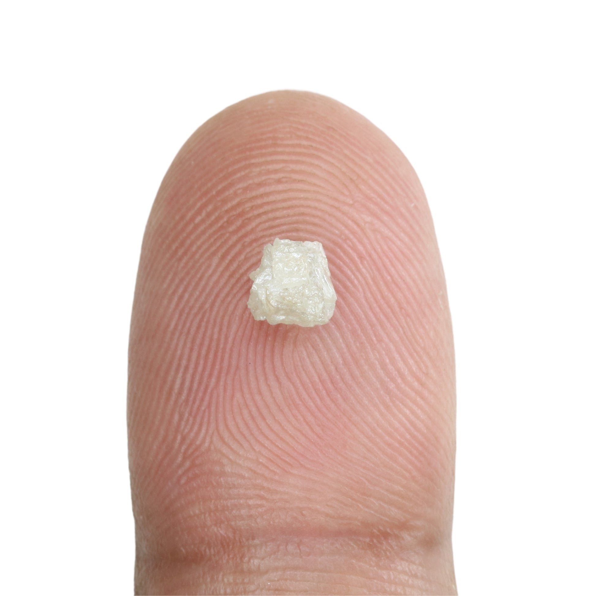 0.73 Ct Fancy White Natural Loose Rough Diamond Unique Cut - JayKrishna Diamond
