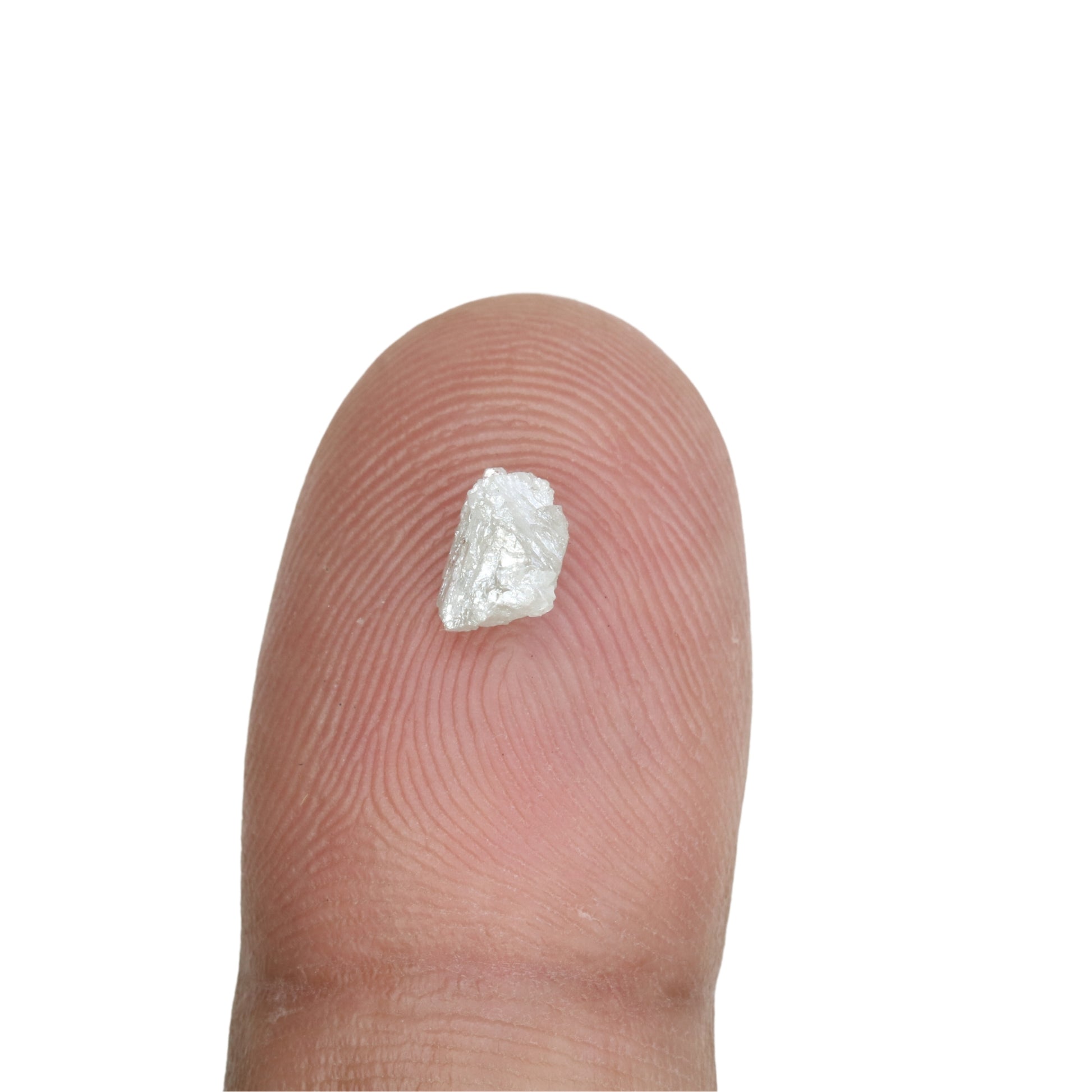 0.72 CT Snow White Rough Uncut Diamond For Engagement Ring | Wedding Ring | Gift For Girl Friend | Gift For Wife - JayKrishna Diamond
