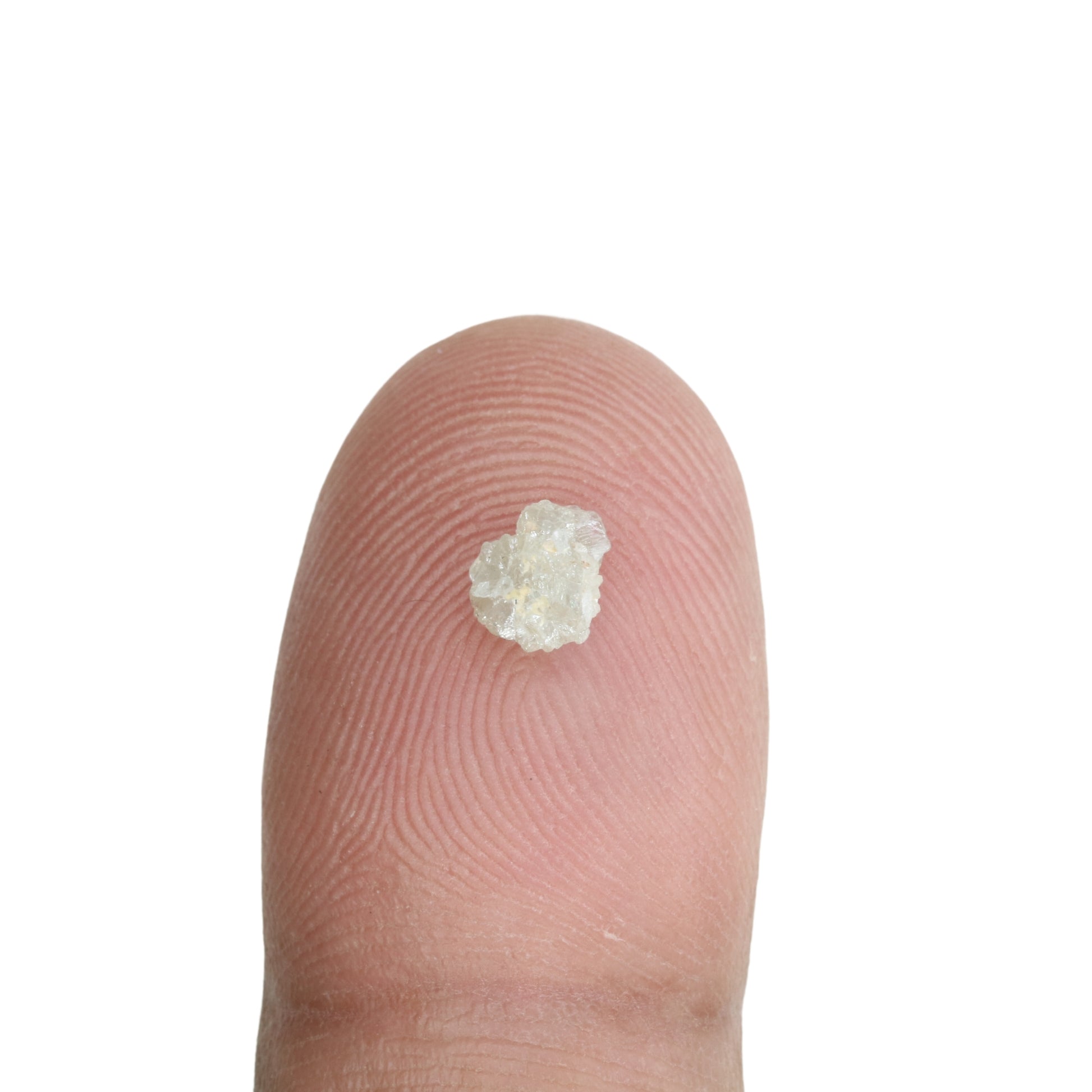 0.68 CT Loose Snow White Rough Uncut Fancy Diamond For Pendant | Diamond Ring | Gift For Her - JayKrishna Diamond